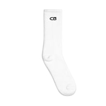 Load image into Gallery viewer, WHITE CB3 PERFORMANCE SOCKS
