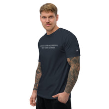 Load image into Gallery viewer, Men&#39;s Fitted Count Your Blessings Not Your Losses Short Sleeve T-shirt
