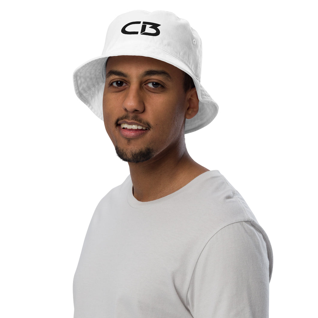 White CB3 Bucket Hat