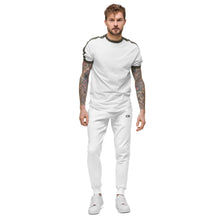 Load image into Gallery viewer, White CB3 Unisex fleece sweatpant Joggers
